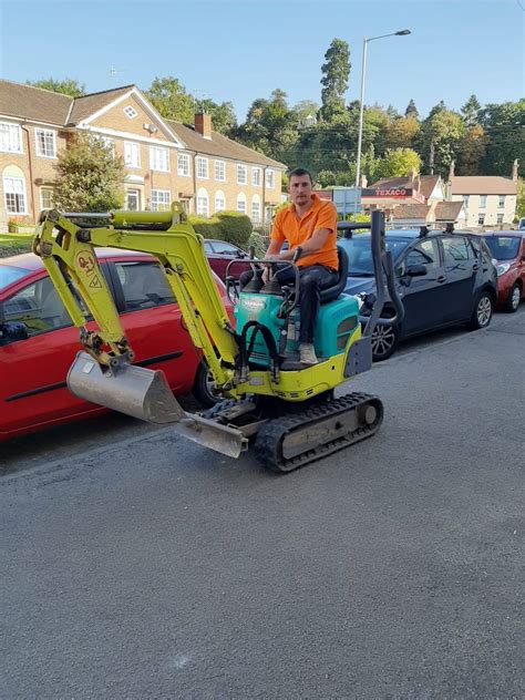 micro mini digger hire kingsbridge|micro digger and man hire.